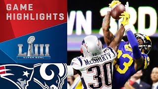 Patriots vs Rams  Super Bowl LIII Game Highlights [upl. by Louanna]