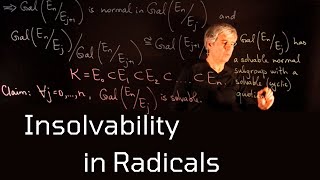 Lecture 14 Insolvability of Equations in Radicals [upl. by Signe]