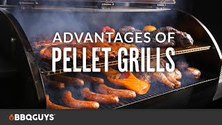 Pellet Grill Benefits  Pellet Grill Buying Guide BBQGuys [upl. by Aihsek]