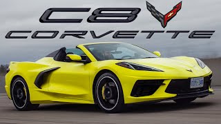 2021 C8 Corvette Convertible Review  AMERICAN SUPERCAR [upl. by Akenit]