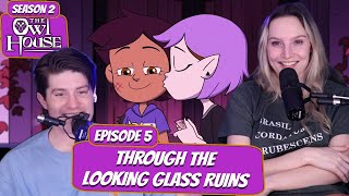 A KISS  The Owl House Season 2 Couple Reaction  Ep 5 quotThrough the Looking Glass Ruins” [upl. by Iago198]