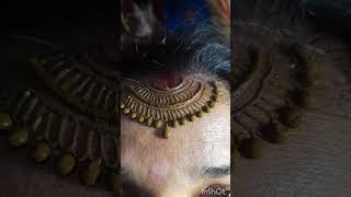 Beautiful mang Tika design mehandi mang Tika 2024 viralshorts video [upl. by Gaves]