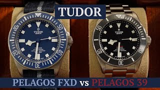 Which Pelagos do you prefer A visual comparison of the Tudor Pelagos FXD amp Pelagos 39 [upl. by Akessej]