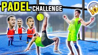 PADEL FOOTBALL CHALLENGE per la PRIMA VOLTA in ITALIA  assurdo [upl. by Ji]