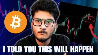 Bitcoin DUMPS as Expected  Here is what I am doing next Crypto Market Update [upl. by Yzeerb]