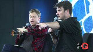 Nathan Fillion amp Alan Tudyk quotFireflyquot  NerdHQ 2014 Conversation for a Cause [upl. by Stedt]