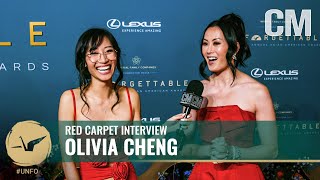 Olivia Cheng Teases Her Directorial Debut  UNFO 2023 Red Carpet with Leenda Dong [upl. by Arbmik]