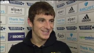 Leighton Baines Post Match Interview  West Ham 23 Everton [upl. by Gaw]