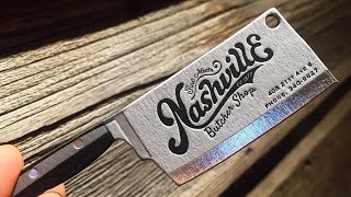 Custom Shaped Letterpress Business Card with Metallic Foil [upl. by Tertius]