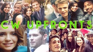 CW UPRONTS 2014  Paul Wesley Joseph Morgan Nina Dobrev Colton Haynes amp More [upl. by Llatsyrc]