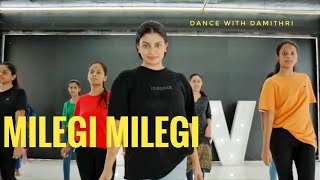 Milegi Milegi  Dance with Damithri Dance Class  IDW  Malabe  Simple Choreography by damithri [upl. by Aliled]