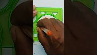 How to draw spirograph Very easy spirograph drawing by circle shorts satisfying art [upl. by Ainnet]