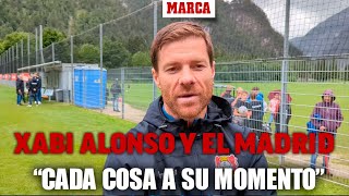 Xabi Alonso quot¿El Madrid Cada cosa a su momentoquot I MARCA [upl. by Ayatnwahs]