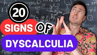 Could You Have Dyscalculia  20 Signs of Dyscalculia [upl. by Gnurt]