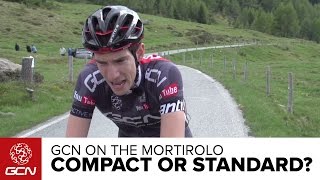 Is A Compact Faster Than A Standard Chainset GCN Vs The Mortirolo  Giro DItalia 2015 [upl. by Aicila]