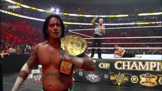 Jeff Hardy vs CM Punk  World Heavyweight Championship Match Night of Champions July 26 2009 [upl. by Conlee]