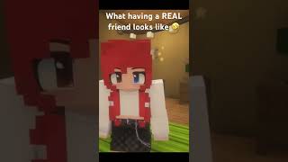 Real friends tell the truth 😭🤭mcrp minecraft minecraftanimatedseries minecraftroleplay aphmau [upl. by Earlie]