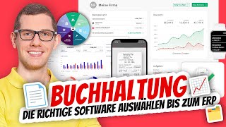 Die richtige Buchhaltungssoftware Finanzbuchhaltung 📈 Cloud FiBu Steuersoftware  Lohn amp Gehalt [upl. by Adnih532]