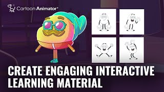 How to Create Engaging Interactive Learning Materials  Cartoon Animator [upl. by Attirb]