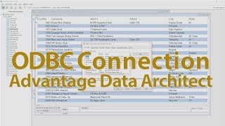 How to Set Up a DSN ODBC Connection to Advantage Data Architect [upl. by Swithin]