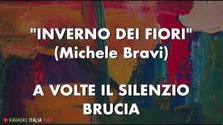 inverno dei fiori  Michele Bravi SANREMO 2022 Base Musicale Karaoke [upl. by Haroved]