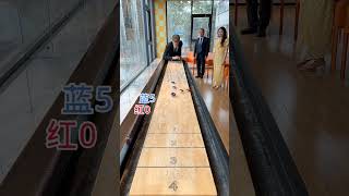 Four 4 birds 1 stone shots shuffleboard sports [upl. by Teillo883]