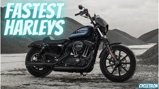 Top 5 Fastest Harley Davidson Motorcycles [upl. by Neelrac]