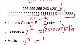 16 How to Find the Number of Subnets Valid Hosts [upl. by Hance]