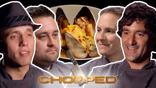 Chopped Quahog Purple Cauliflower amp Mexican Chocolate  Full Episode Recap  S7 E10  Food Network [upl. by Suhpesoj971]