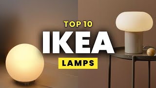 BEST IKEA LAMPS  Top 10 Ikea Lights [upl. by Llehcram]