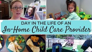 Day in the Life of an InHome Child Care Provider [upl. by Eelanaj]