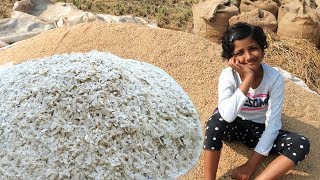 How To Make Flattened Rice  Atukulu  Village Made Poha  Master Kitchen [upl. by Dulcea233]