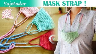 ING Sub Crochet Face Mask Strap  Accesorio sujetador de Tapabocas Mascarilla Cubrebocas Barbijo [upl. by Humfried768]