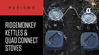 CARPologyTV  RidgeMonkey Quad Connect Stove amp Square Kettle Review [upl. by Gorges636]