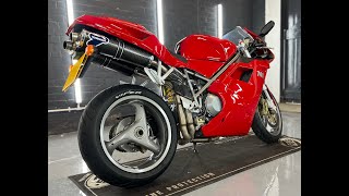 Ducati 748  Recommissioned  Walkaround and Startup [upl. by Nhor]