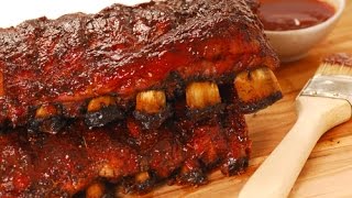 Make BBQ Ribs in Your Oven  THEY FALL OFF THE BONE [upl. by Ahsielat]