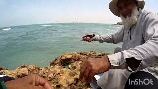 POMPANO FISHING At SUNEHRA BEACH KCI CITY [upl. by Assirec]