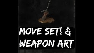 Dark Souls III Lorians Greatsword Move Set [upl. by Laen]