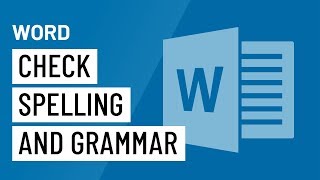 Word Check Spelling and Grammar [upl. by Ettenowtna277]