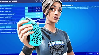 THE BEST Keyboard  Mouse Settings  DPI  Sensitivity PC FORTNITE Season 8 AIMBOT SETTINGS [upl. by Cnahc]