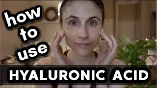 How to use a hyaluronic acid serum Dr Dray [upl. by Ellennej]