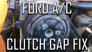 Ford How to Fix AC Clutch Air Gap [upl. by Elocon]