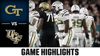 Georgia Tech vs Central Florida Game Highlights  2023 ACC Football [upl. by Haakon12]