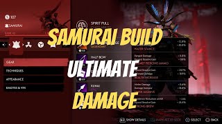 Samurai Build Ultimate Damage Resolve gain amp Damage  Ghost of Tsushima Legends [upl. by Divadnhoj]