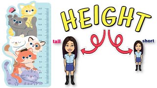 Tall and Short  Height Tall and Short  Kindergarten  Math  Teacher Beth Class TV [upl. by Raimondo324]