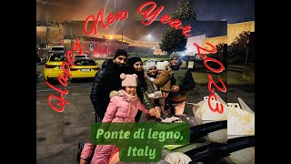 Happy New Year 2023 Celebrations  Capodanno 2023 Ponte di Legno Italy [upl. by Enaira555]