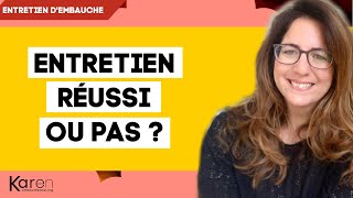 Entretien dembauche réussi comment le savoir   8 signes qui ne trompent pas [upl. by Apicella]