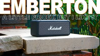 Marshall Emberton Review  A Little Pricey But I Like It [upl. by Ezirtaeb]