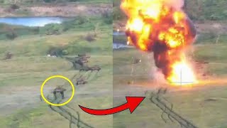 HIMARS destroys a huge Russian convoy with precise hits The Best Moments [upl. by Nosliw763]