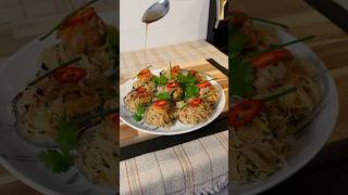 Cherrystone Clams with Vermicelli Noodles 🦪🍜 shorts cooking [upl. by Gilligan]